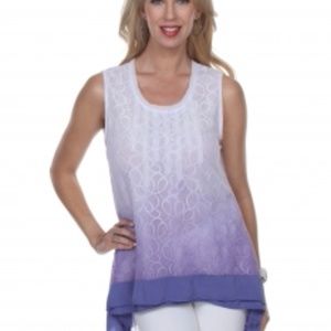 GIZEL Tops - NWT GIZEL BOUTIQUE LACE OMBRE TUNIC TOP GIZEL Tops - NWT GIZEL BOUTIQUE LACE OMBRE TUNIC TOP